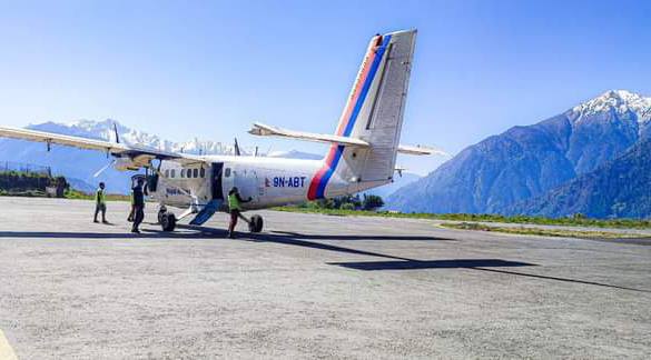 नेपाल एयरलाइन्सले शुक्रबार सिमकोटमा दुई उडान भर्ने